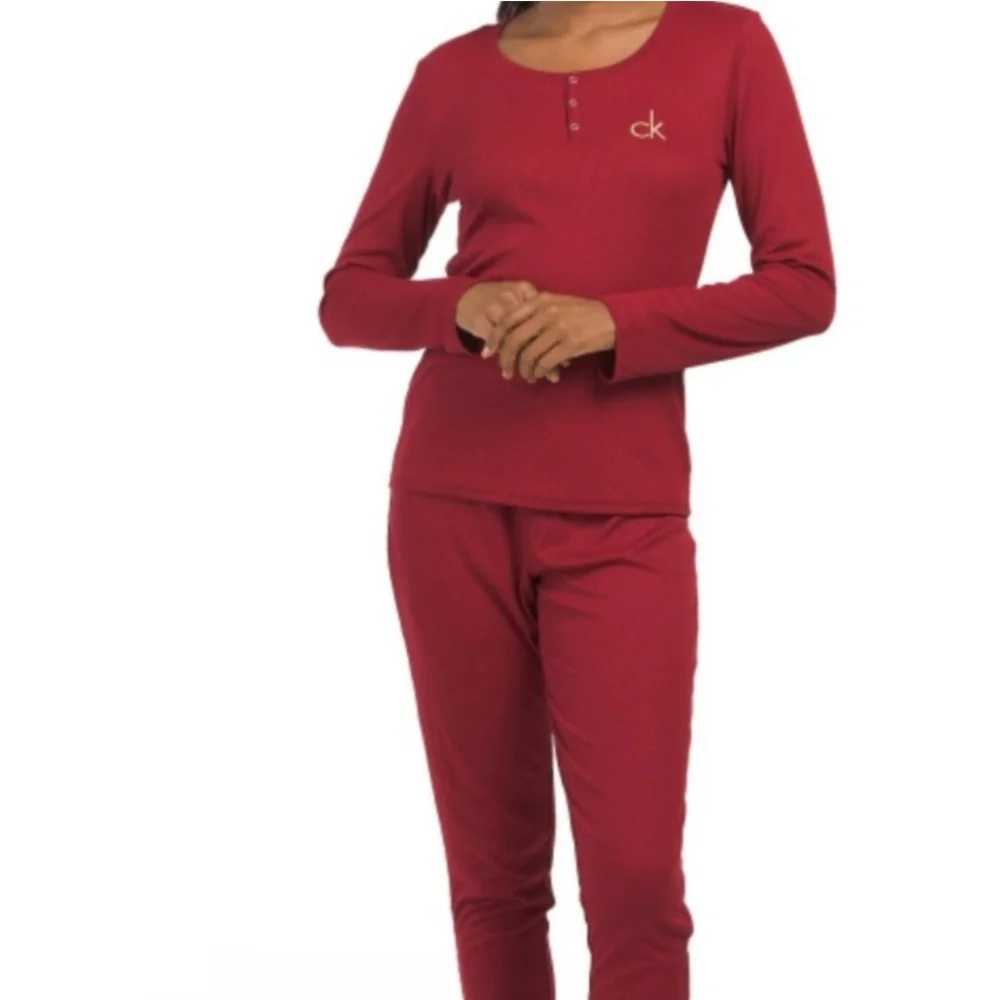 CALVIN KLEIN Loungewear Red size Large, BUNDLE of 5